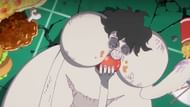 Luffy was fed off-screen in One Piece (Image via Toei Animation)